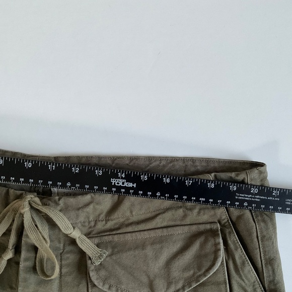 Greg Lauren Army Jacket Shorts XL- 4 Army Green Tent Cargo Tactical Durable - Picture 9 of 13